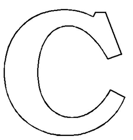 Трафарет букв