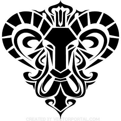 Тату Полинезия Овен