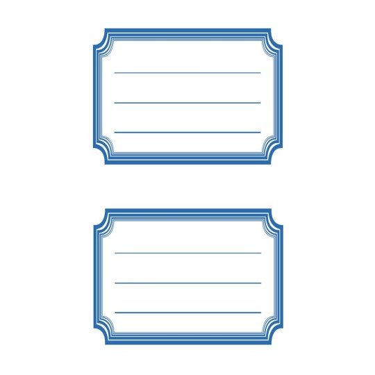 Рамка для подписывания тетрадей