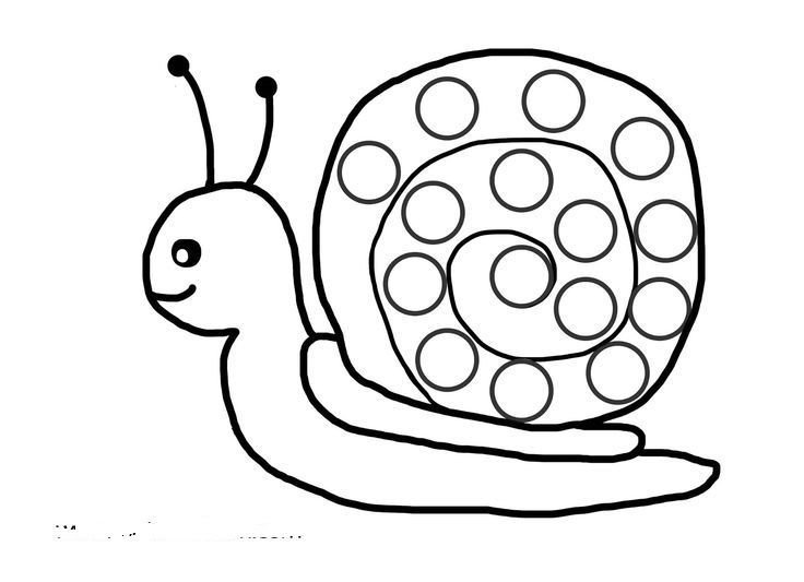 Раскраска пластилином для малышей