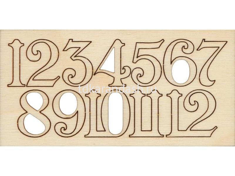 Цифры из фанеры