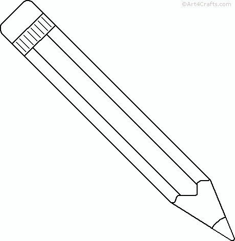 Карандаш черно белый