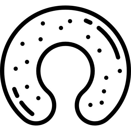 Крендель раскраска для детей