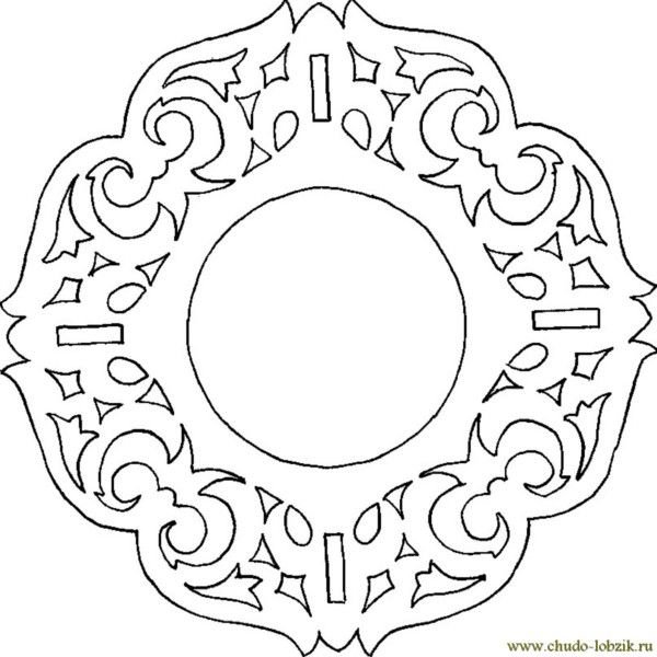 Круглый узор