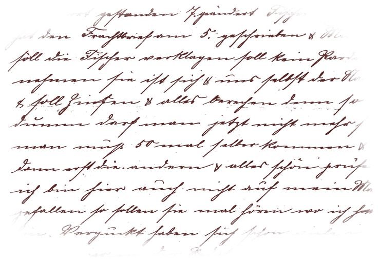 Рукопись на белом фоне