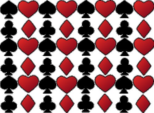 Знаки карт игральных