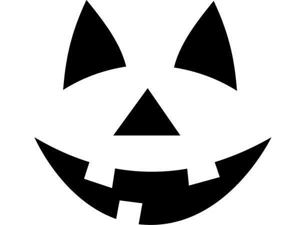 Глаза и рот для тыквы на Хэллоуин