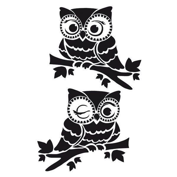 Силуэт Совы