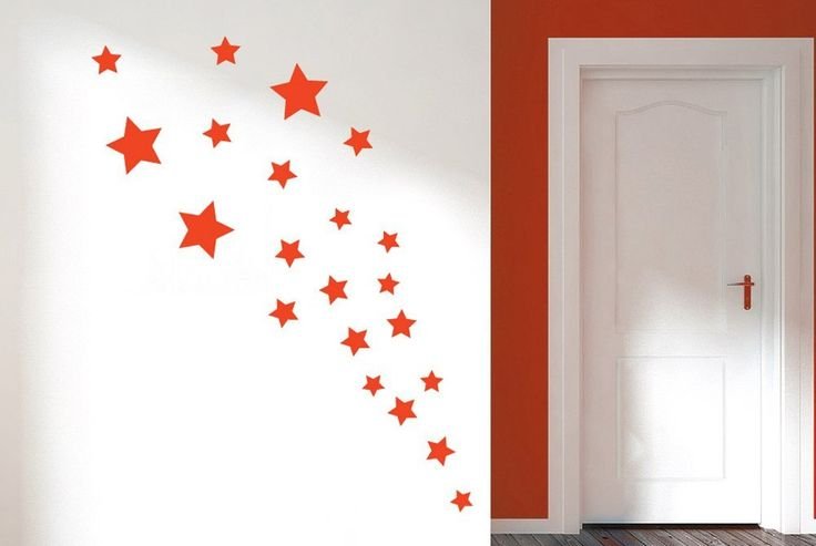 Интерьерные наклейки звезды