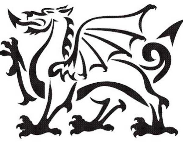 Трафареты для выжигания по дереву дракон