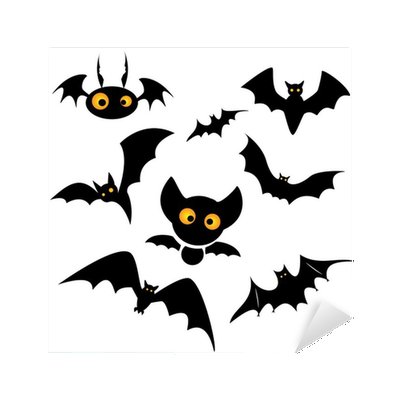 Летучая мышь рисунок на Хэллоуин