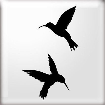 Трафарет Колибри для рисования