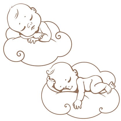 Младенец Векторная иллюстрация