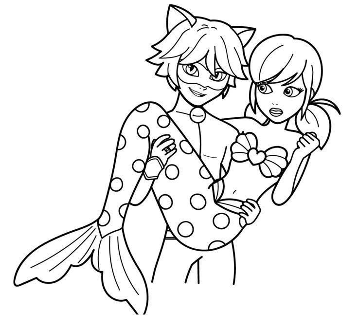 Леди баг разрисовка