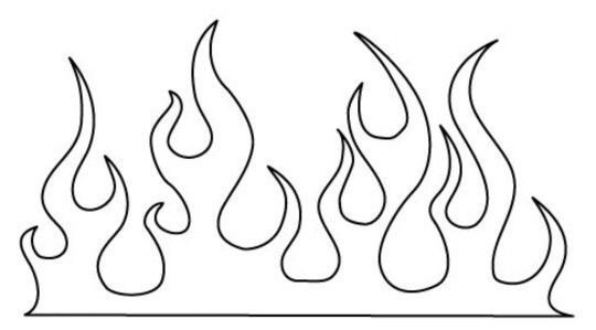 Огонь рисунок