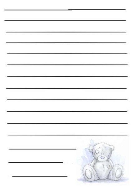 Лист а4 с линиями