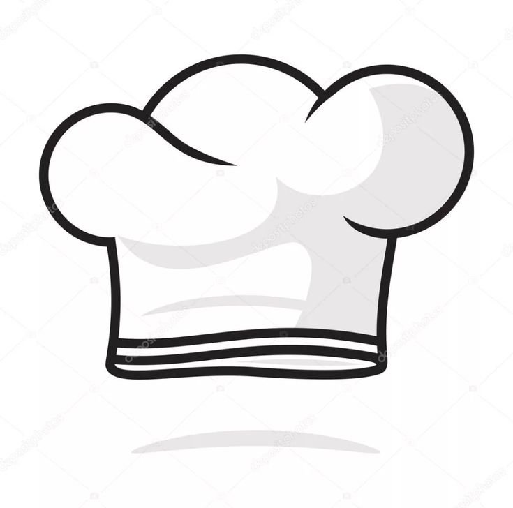 Поварская шапка мультяшная