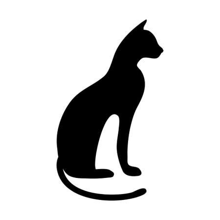 Силуэт кошки Египет