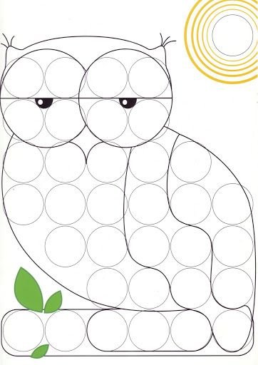 Трафареты для мозаики детям