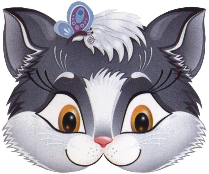 Маска кошки для детей