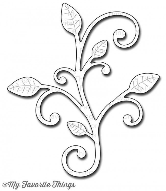 Завитки трафарет