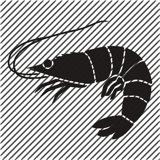 Креветка пиктограмма