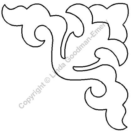 Татарские узоры трафарет