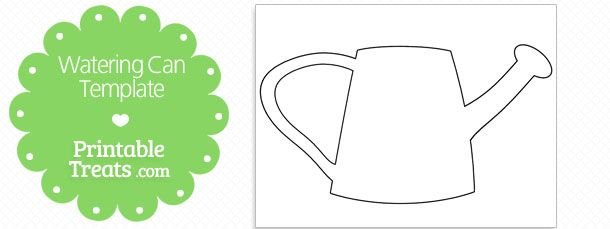 Лейка трафарет для детей