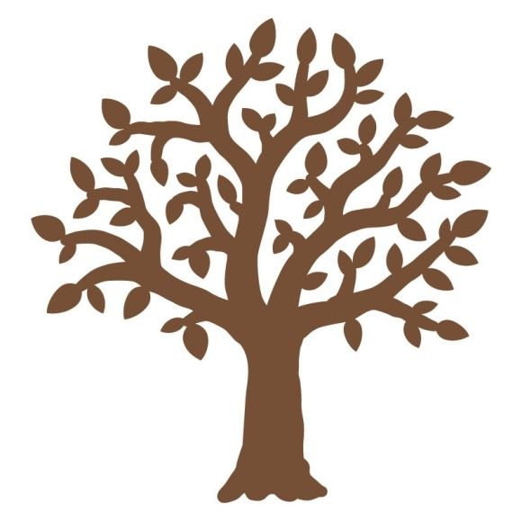 Трафарет "дерево"