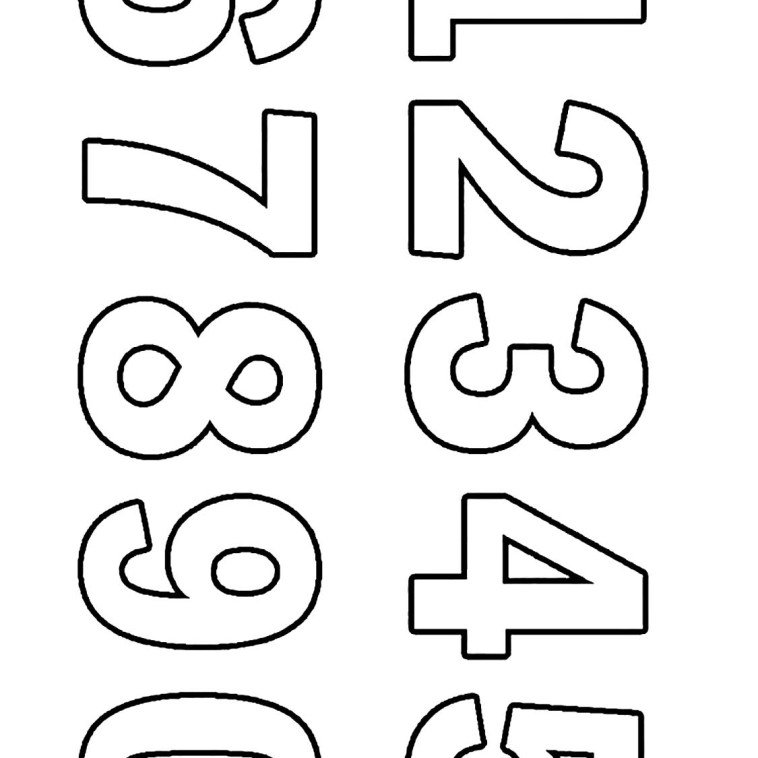 фигурные цифры