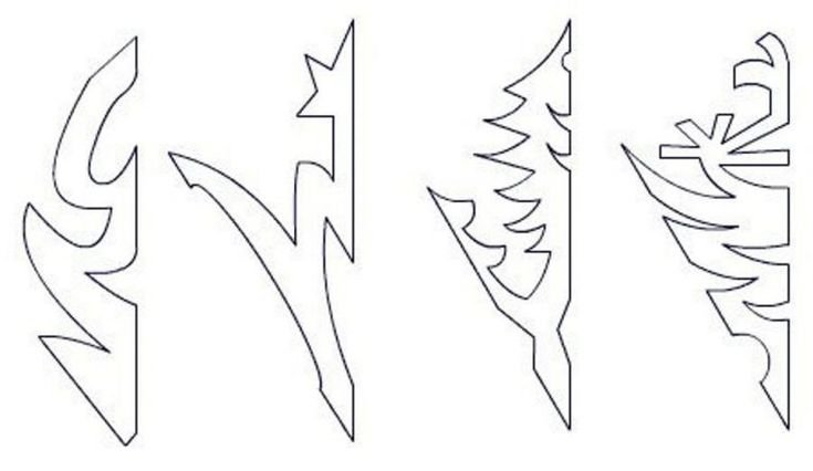 Снежинки шаблоны для вырезания