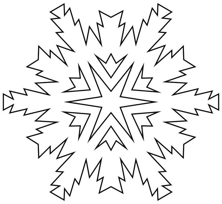 Снежинки на окна