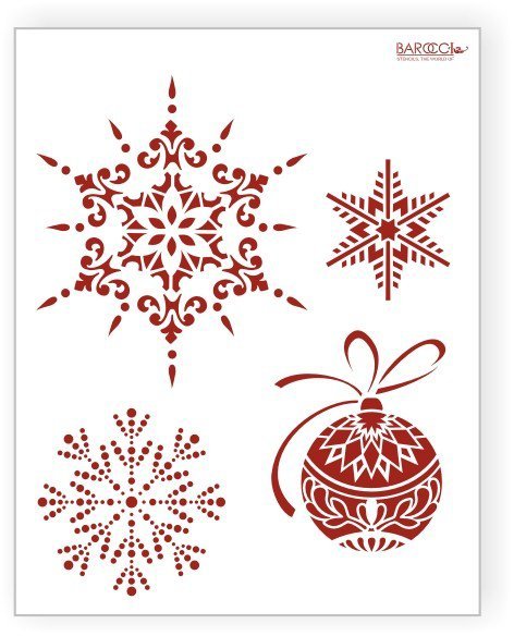 Новогодние узоры точечная роспись