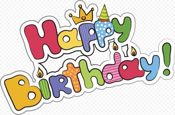 С дне рождения надпись