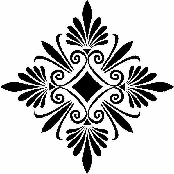 Орнамент розетка