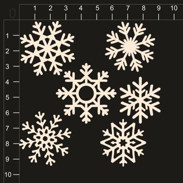 Маленькие снежинки на окна