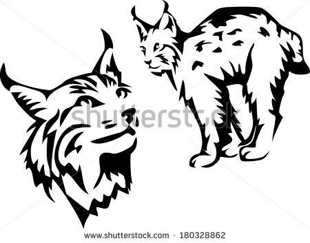 Трафарет Рысь