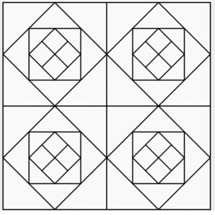 Симметричный геометрический орнамент