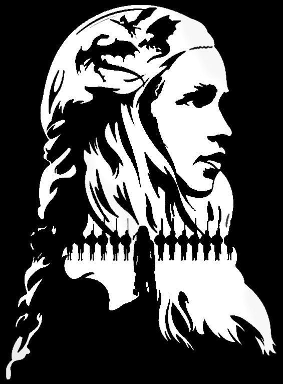 Игра престолов силуэты