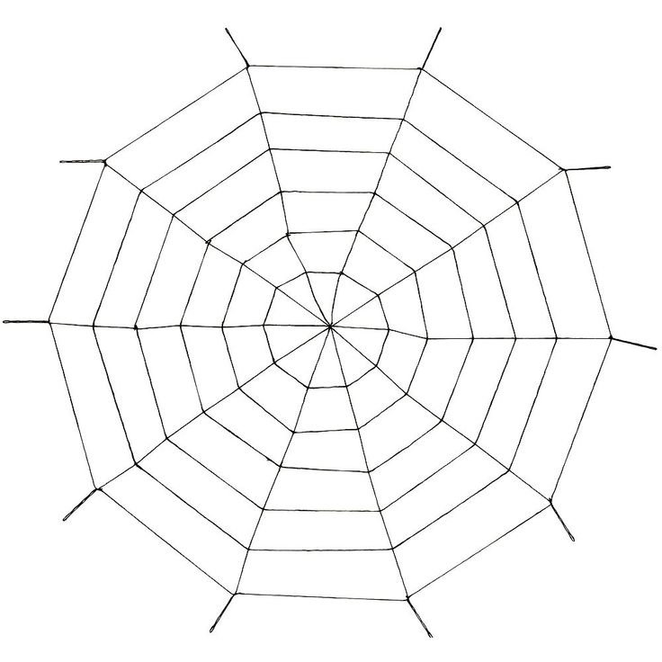 Паутина трафарет