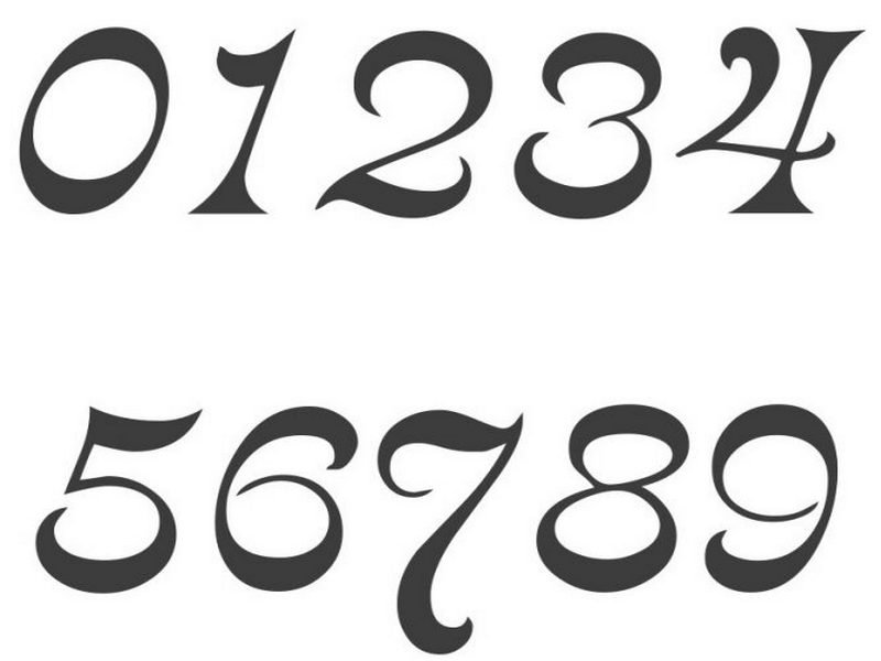 Красивые цифры