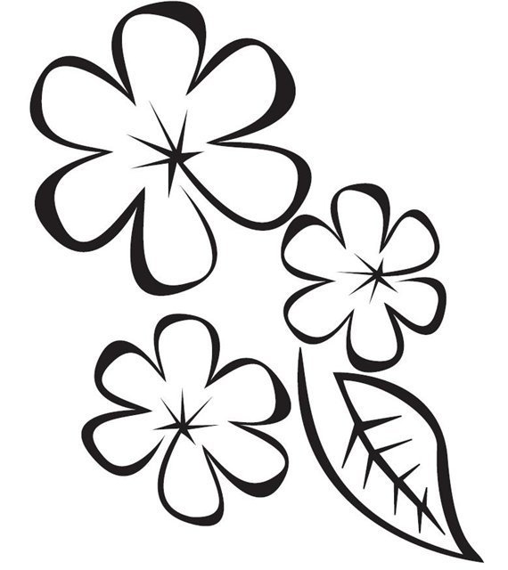 Цветы для вырезания