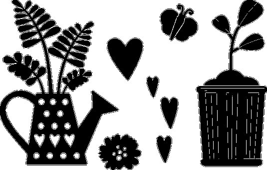 Лейка трафарет