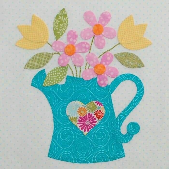 Лейка трафарет для аппликации