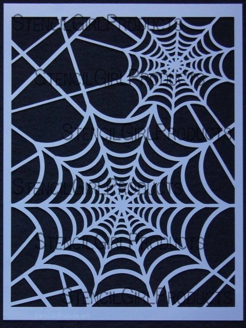 Трафарет паутины для торта