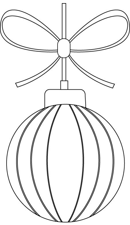 Раскраска ёлка Новогодняя с игрушками