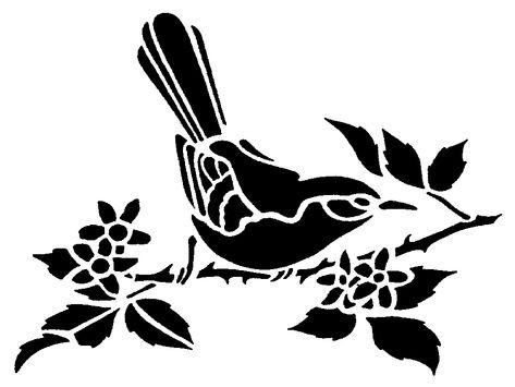 Орнаменты и узоры трафареты птицы