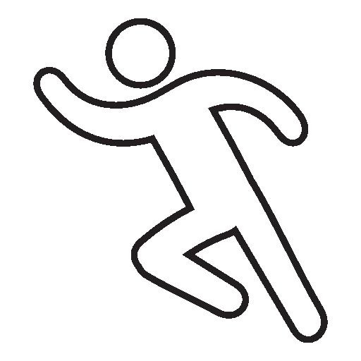 Трафарет человечка