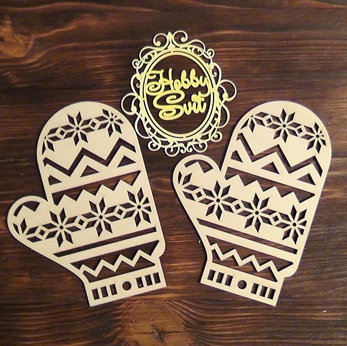 Вытынанки варежки