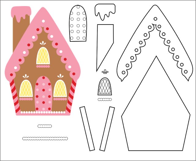 Макет пряничного домика